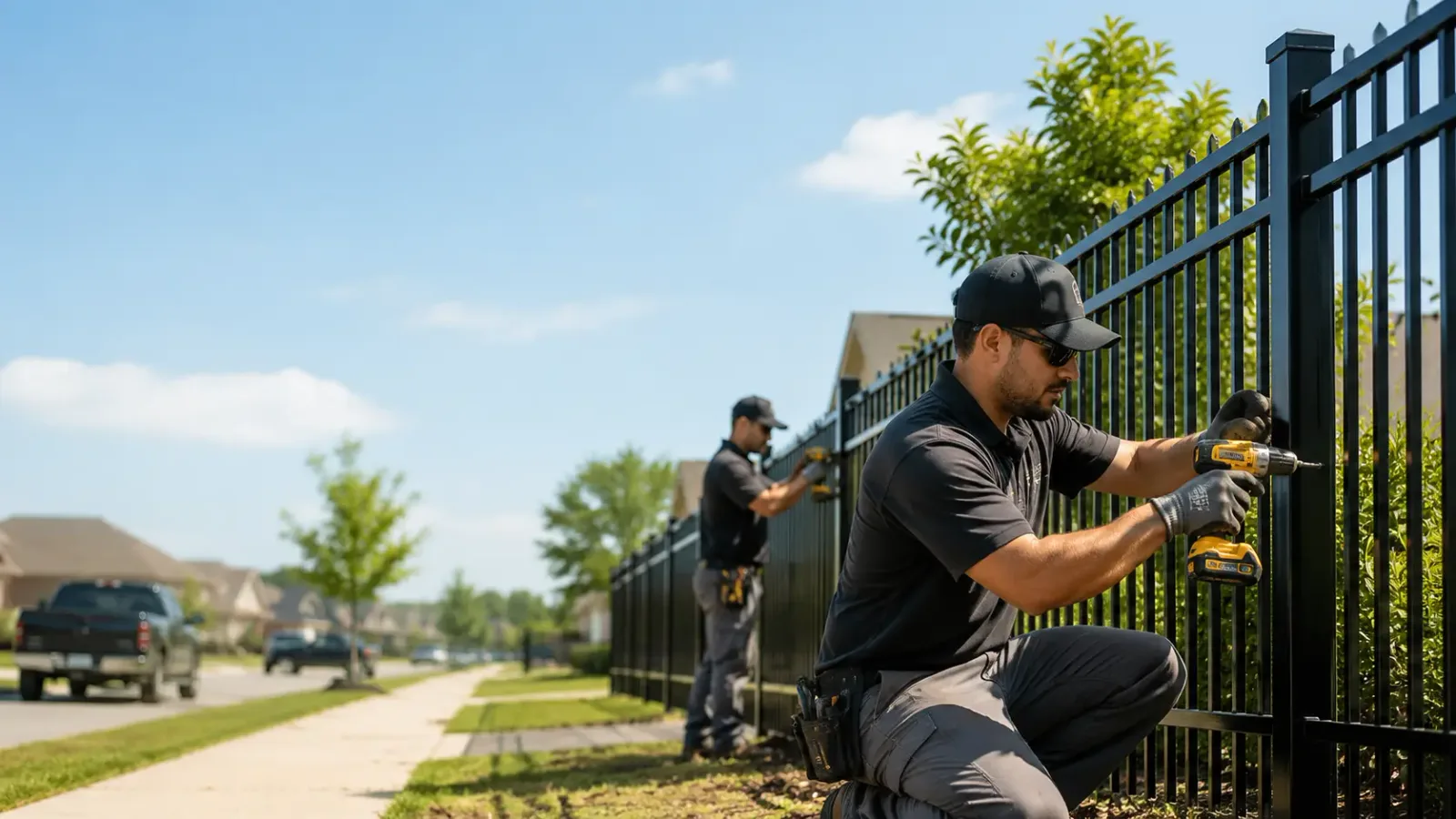 Metal Fence Installation in Union, WV